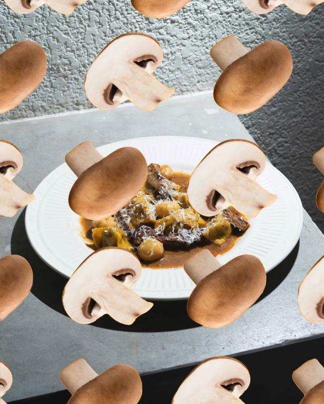 #A - Émincé de boeuf Strogonoff et Boulgour